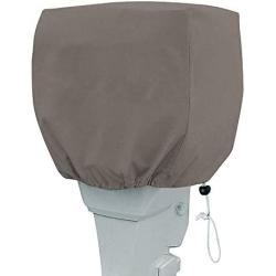 Primeshield Outboard Motor Cover, Waterproof Boat Motor Covers, 600D Heavy Duty Motor Hood Cover, Outboard Engine Cover Fits Motor Up to 10Hp