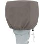 Primeshield Outboard Motor Cover, Waterproof Boat Motor Covers, 600D Heavy Duty Motor Hood Cover, Outboard Engine Cover Fits Motor Up to 10Hp