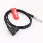 DRRI 0B 7pin to Dtap Wireless Nucleus M Follow Focus Motor Power Cable for Gimbal (Straight 7pin Cable)