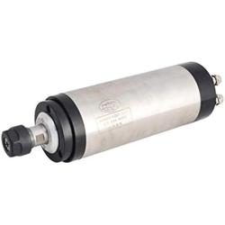 2.2KW Water Cooled Spindle Motor ER20 24000rpm 400Hz+2.2KW VFD Inverter Variable Frequency Driver 110V+80mm Clamp+80W Pump+6m Pipe+14pcs Collet CNC Kit for CNC Router Engraving Milling Machine