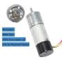 Bemonoc Encoder Metal Gearmotor 12V DC Low Speed 60 RPM Gear Motor with Encoder for Arduino and 3D Printers