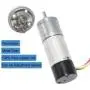 BEMONOC DC Gear Motor 12V Low Speed 10RPM Encoder Metal Gearmotor with Channel Encoder for DIY Engine Toy