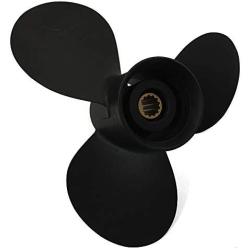 ARKDOZA 11.1x13 11.1x14 11x15 11.4x12 11.6x11 Aluminum Propeller for Tohatsu Nissan 35/40/50HP Outboard Motor with 13 Spline Tooth