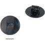 PURATEN Kayak Engine Bracket, 4pcs Motor Stand Holder for Boat Fishing Canoe Inflatable Boat Engine Mount Grommet