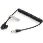 SZRMCC Cabrio Lens Hirose 20 Pin Male to D-tap Coiled Power Cable for Fujinon Cabrio servo Zoom Motor Lens