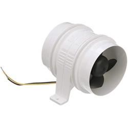 Attwood 1749-4 Turbo 4000 Series II In-Line Blower, For 4-Inch Interior Diameter Vent Hose, Water Resistant, 12-Volt