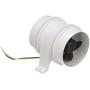 Attwood 1749-4 Turbo 4000 Series II In-Line Blower, For 4-Inch Interior Diameter Vent Hose, Water Resistant, 12-Volt