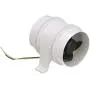 Attwood 1749-4 Turbo 4000 Series II In-Line Blower, For 4-Inch Interior Diameter Vent Hose, Water Resistant, 12-Volt