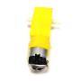 DC 3~6V Gear Motor Wheel and Motor, for Smart Car Robot Pack of 6