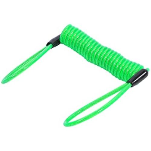 aqxreight - Reminder Cable 1.25m/4.1ft, Disc Lock Cable, Alarm Lock Security Spring Reminder Cable for Scooter Motorcycle Bike Brake Disc, Lock Reminder Cable, Theft Protection on