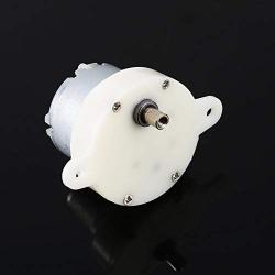 Low RPM DC Motor Slow Speed Motor High Torque DC Motor 12V DC Electric Motor 3 RPM 4mm Shaft Micro Motor Slow Down Mute Motor, 12V Motor Slow RPM