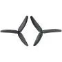 Upgraded Propellers Three Blades Two Blades Main Blade Propeller Motors with Metal Gears for Hubsan H502E H502S Drone Replacement CCW CW RC Quadcopter Spare Parts Set (Black)