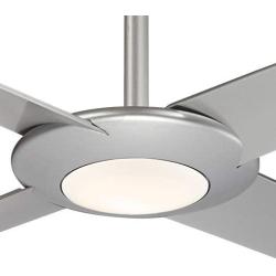 Minka-Aire F739L-SL Pancake XL 62 Inch LED Ceiling Fan with DC Motor in Silver Finish