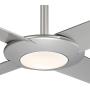 Minka-Aire F739L-SL Pancake XL 62 Inch LED Ceiling Fan with DC Motor in Silver Finish