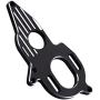 Aluminum Motor Mount for Arrma Granite Mega Typhon/Big Rock/Senton 3S Outcast/Kraton 4S Models RC Car Monster Truck Buggy Replacement (Black)