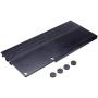 MotorGuide 8M0095973 Universal Quick-Release Bracket Top Plate for Electric Trolling Motors — Aluminum — Black