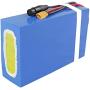 Jieoto 52V E-Bike Battery 14S8P 20Ah Li-Ion Electric Bike Battery Pack Rechargeable Lithium Battery with 40A BMS and 3A Charger Fit for 1200W 1000W 750W 500W 250W Electric Bicycles Motor