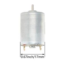 Fielect DC Motor, DC 1.5-9V 7400RMP Micro Electric Motor Miniature DC Motors Electronic Component Motor Accessories for RC Car Robot Model DIY Toy
