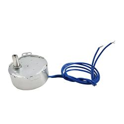Fielect Synchronous Motor AC 110V 0.8-1RPM Turntable Motor CW/CCW Direction 4W TYC-50 Double Flat Tapping Shaft