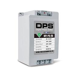 Single Phase to 3 Phase Converter, MY-PS-25 Model, Suitable for 20HP(15Kw) 60 Amps 200-240V 3 Phase Motor, DPS Should Be Used for One Motor Only, Input/Output 200V-240V, Digital Type