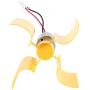 DIY Kit Small Motor Vertical Wind Turbines Blades Breeze Electricity Generator