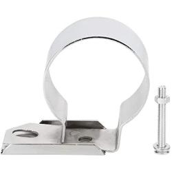 Ignition Coil Bracket, CNC Aluminium Alloy Ignition Coil Mount Bracket Fit for Ford Mustang F150 (Chrome-Plated Silver)
