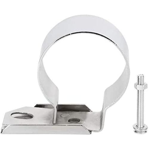 Ignition Coil Bracket, CNC Aluminium Alloy Ignition Coil Mount Bracket Fit for Ford Mustang F150 (Chrome-Plated Silver)