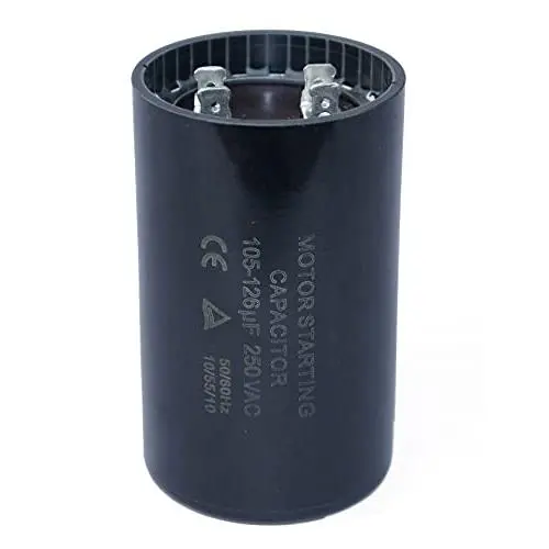 KBL 105-126 MFD (uF) Motor Start Capacitor Compatible for Franklin Control Box 2823008110, 2823018110, 2801084915, 2823018310, 2823508110 1.0 1.5 and 2 HP Well Pump and Others