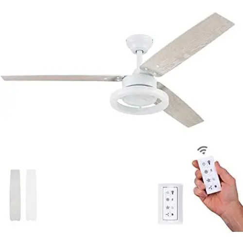 Prominence Home 51462-01 Orbis Ceiling Fan, 52, White