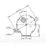 Stepper 12 VDC motor step angle 7.5° Unipolarity 1-2 phase (35BYJ46-321)