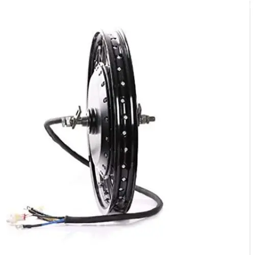 NBpower QS V3 273 8KW Peak hub Motor Wheel Mounted with 19-1.85 ”Motorcycle Rim and 2.75-19 offload tire