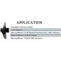 Holdia Propeller 48-897750A11 9 1/4 x 9 RH 3 Blade Compatible with Mercury/Mariner 9.9-20 HP 4 Stroke Boat Motors