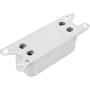X AUTOHAUX 5184294AE Automatic Engine Oil Cooler Metal 17 Rows Silver Tone for Chrysler 200 300 2011-2013