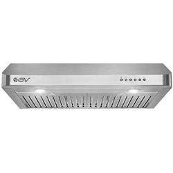 BV Range Hoods 30 Inches Under Cabinet| Dual Motor Extra High Power| Stainless Steel Kitchen Hood with LED Lights| Ducted Kitchen Exhaust Hood