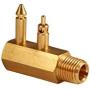 Attwood 8883-6 Brass Quick-Connect Tank Fitting 1/4-Inch NPT Male Thread for Johnson/Evinrude/OMC