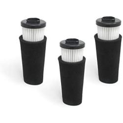 Fette Filter - Pre Motor Odor Trapping Filter & Inlet Filter Set Compatible with Dirt Devil Endura. (F112. Pack of 3)