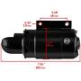 Caltric Compatible with Starter Motor Yamaha Marine Outboard 90HP 85HP 80HP 75HP 688-81800-10-00