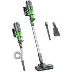 TOPPIN Cordless Stick Vacuum Cleaner - Perfect for Deep Clean Pet Hair, 24kPa Strong Suction, 40min Runtime, 8 in 1 Cordless Handheld Vacuum with Detachable Battery, 350W Brushless Motor