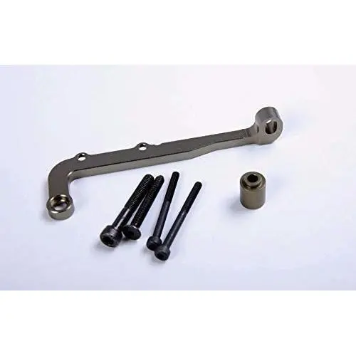 Vehicles-OCS CNC Alloy Engine Strengthen Junction Bridge Kits fit 1/5 hpi Occus 5B rovan King Motor - (Color: Silver)