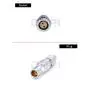 DRRI 0B Egg 2Pin Push Pull Circular Connector Egg.0B.302.CLL (2Pin, Socket)