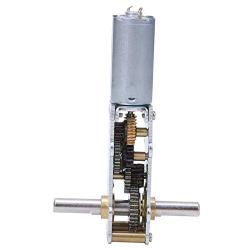 Worm Gear Motor Electric High Torsion Gearbox Motor for Display Stand Electric Curtains 12V 0.5A WGF180-55(12V13rpm)