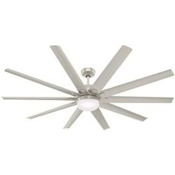 Hunter Fan Company 50718 Overton Ceiling Fan, 72, Matte Nickel