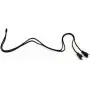 Falamiao 40 Inches 2 Pin Splitter Lead Y Power Cable 2 Motors to 1 Power Supply for Limoss Lazboy Electric Recliner Okin Lift Chair