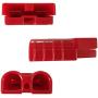 10Pcs Battery Connector 600V 50A 50Amp Battery Quick Connection Connector Plug For Car Van Modes Motorcycle (Red)