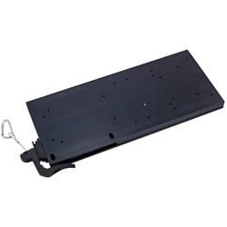 MotorGuide 8M0095972 Universal Quick-Release Bracket Kit for Electric Trolling Motors — Aluminum — Black