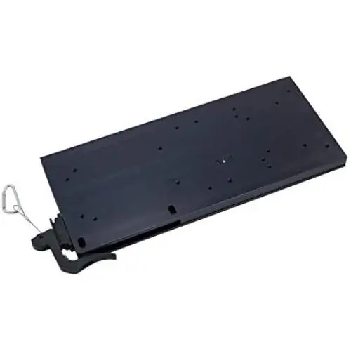 MotorGuide 8M0095972 Universal Quick-Release Bracket Kit for Electric Trolling Motors — Aluminum — Black