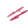 Upgrade Motors Main Blade Propellers for Hubsan H502E H502S Drone Replacement CCW CW with Metal Gear RC Quad Copter Spare Parts Set (Red)