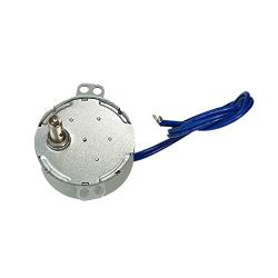 Synchronous Motor Synchron Electric Motor TYC-50 AC100~127V 50/60Hz Turntable Motor CW/CCW 4W with 7mm Shaft Dia for DIY, Cup Turner (15-18 RPM)