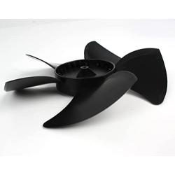 W10156818 Refrigerator Condenser Fan Blades Compatible with Kenmore Admiral Whirlpool Jane-Air Amana Refrigerator Filter Motor Replaces AP4323896 12825802 12825802SP 1454592 61006191 Black New