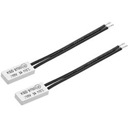 uxcell Normally Close Temperature Switch, 115℃ N.C 5A Thermal Switch Thermostat Temperature Control Switch Controller 2pcs